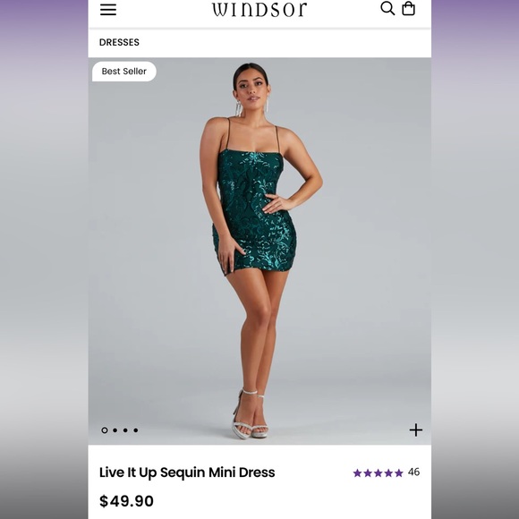 emerald green hoco dress windsor homecoming dress Windsor XS (0-2) Like new